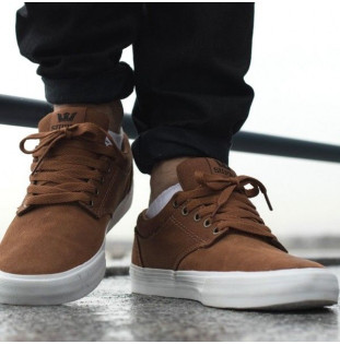 Zapatillas Supra: CHINO (BROWN WHITE WHITE) Supra - 1