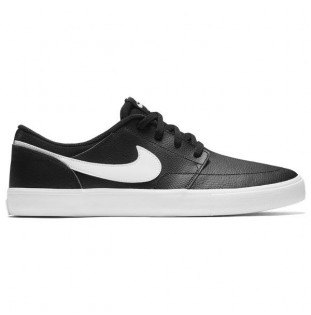 Zapatillas Nike: SB Solarsoft Portmore II Premium (BLK WHT) Nike - 1