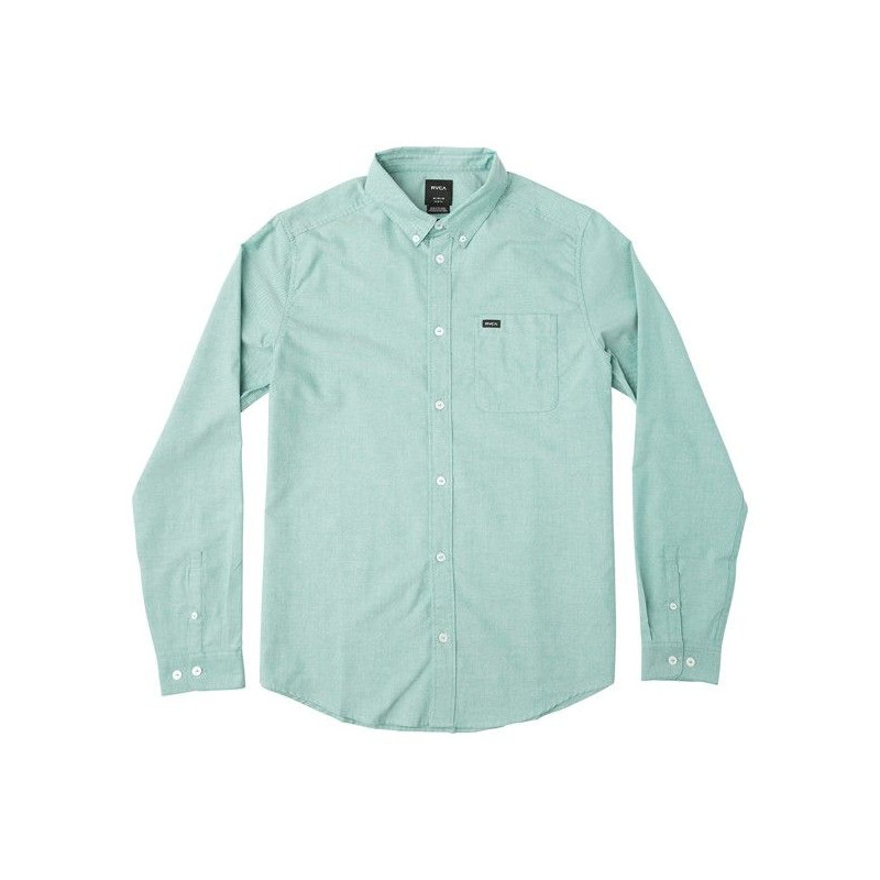 Camisa RVCA: THAT LL DO OXFORD LS (LIGHT TEAL)