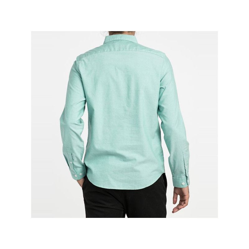 Camisa RVCA: THAT LL DO OXFORD LS (LIGHT TEAL)