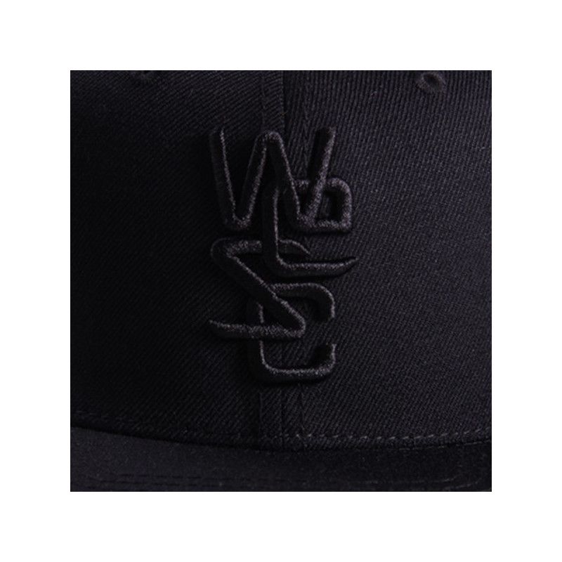 Gorra WESC: OVERLAY SANPBACK (BLACK)
