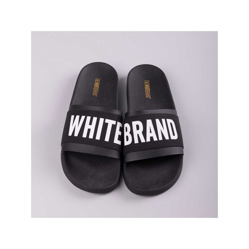 Chanclas outlet The White Brand: ELASTIC MINIMAL (BLACK)