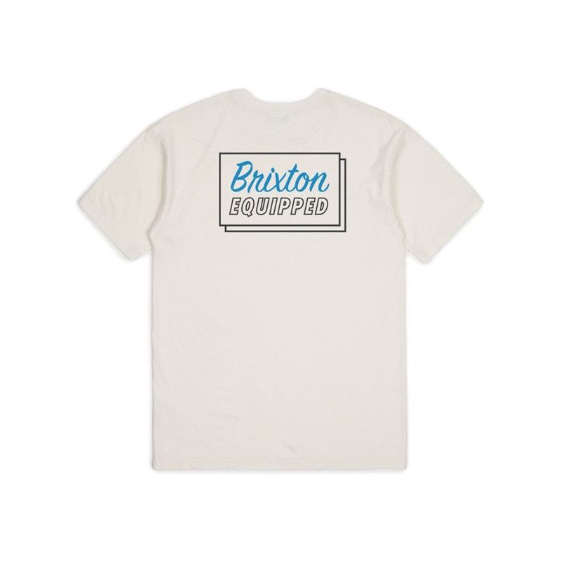 Camiseta Brixton: EQUIPPED SS STT (OFF WHITE)