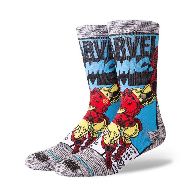Calcetines Stance IRON MAN COMIC GREY | Atlas Stoked