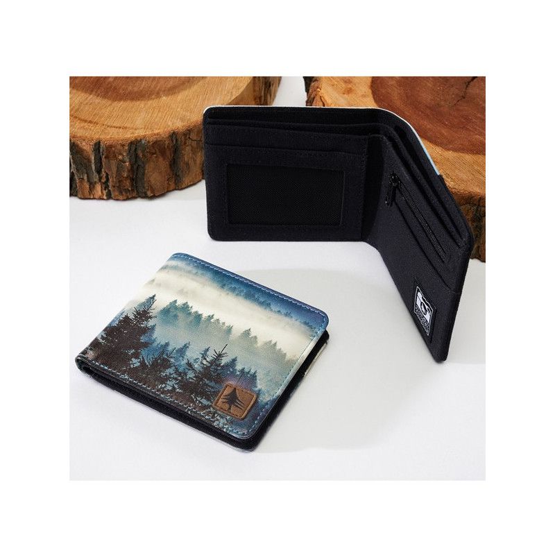 Cartera Hippytree: Conifer Wallet (Black)
