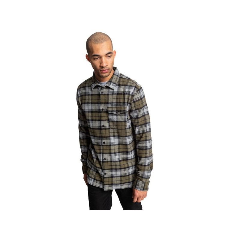 Camisa DC Shoes: MARSHA LS (FATIGUE GREEN)