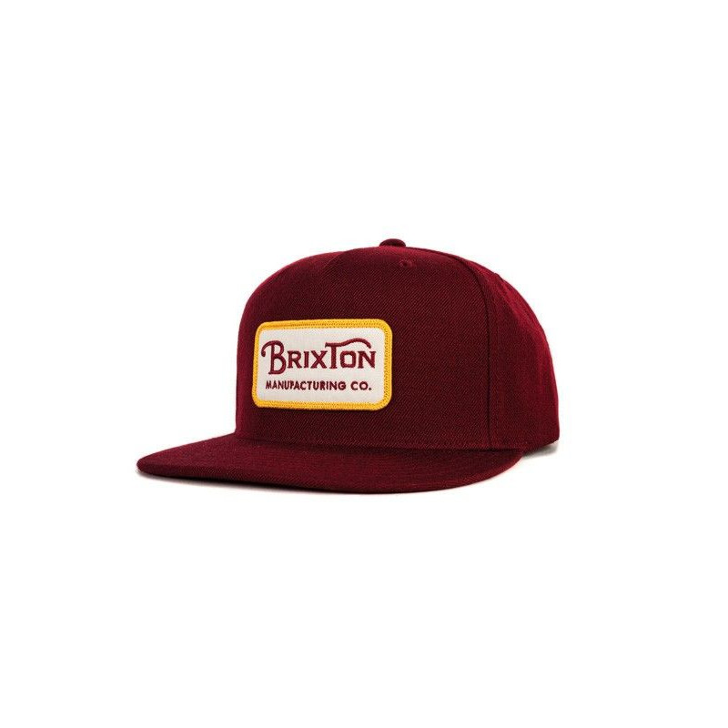 Gorra Brixton: GRADE SNAP BACK (BURGUNDY)