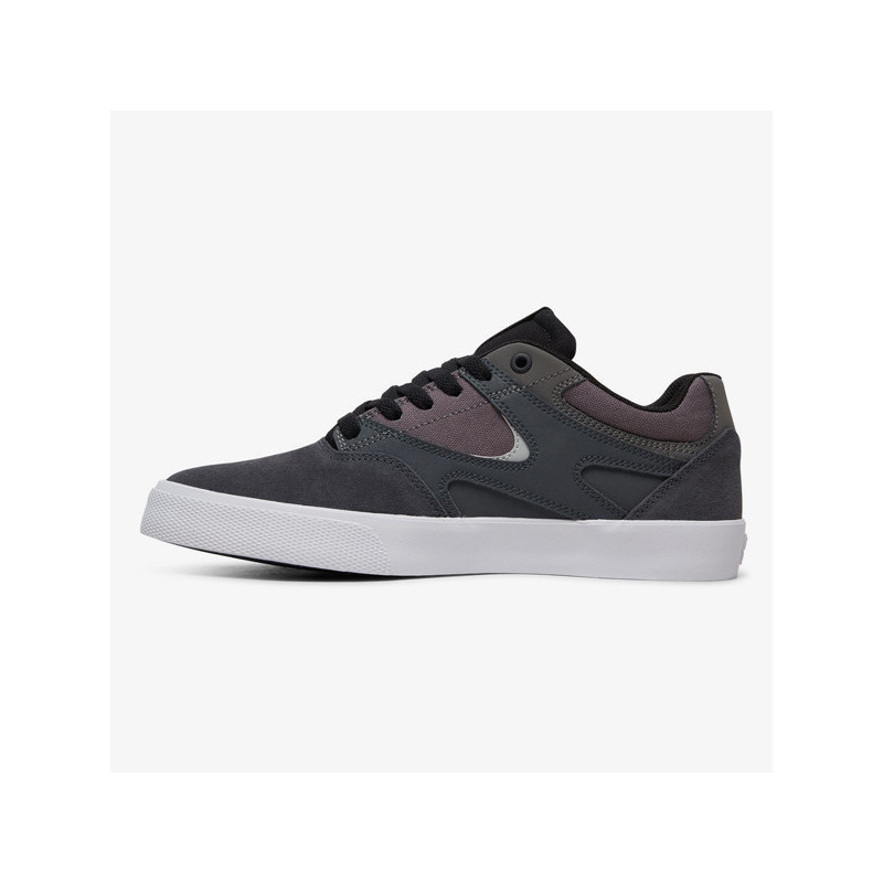 outlet DC Shoes KALIS VULC GREY BLACK RED | Atlas Stoked