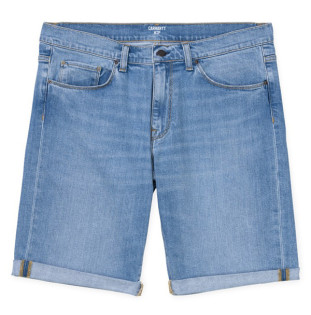 Bermuda Carhartt: SWELL SHORT (BLUE WORN BLEACHED)