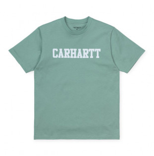Camiseta Carhartt: SS COLLEGE T SHIRT (ZOLA WHITE)