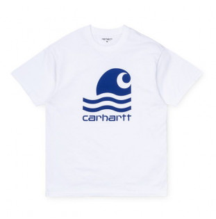 Camiseta Carhartt: SS SWIM T SHIRT (WHITE SUBMARINE)