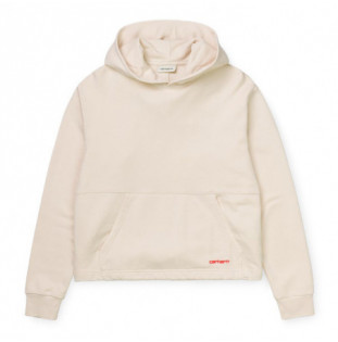 Sudadera Carhartt: W HOODED NEO SWEAT (NATURAL POP CORAL)