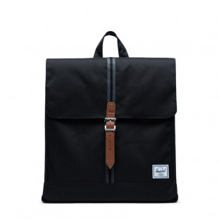 Mochila Herschel: City Mid Volume (Black Black Tan) Herschel - 1