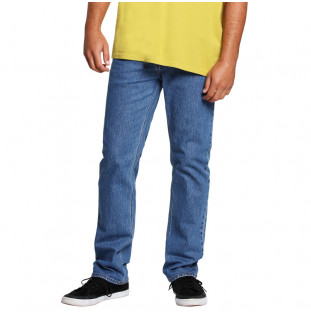 Pantalón Volcom: SOLVER DENIM (MID MARBOLED INDIGO)