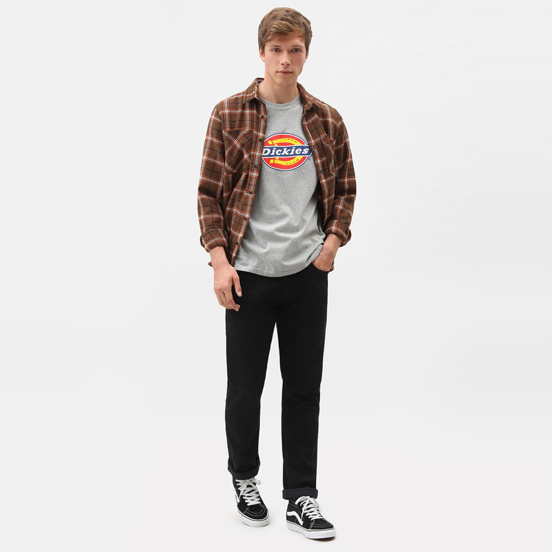 Camiseta Dickies: HORSESHOE TEE MEN (GREY MELANGE)