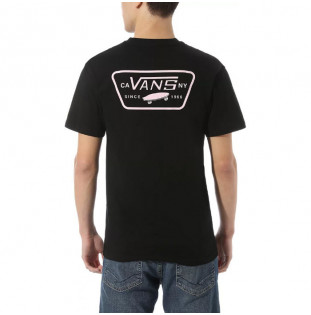 Camiseta Vans: MN FULL PATCH BACK SS (BLK VANS COOL PINK)