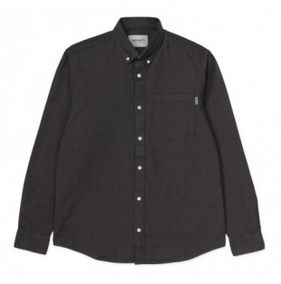 Camisa Carhartt: LS Dalton Shirt (Black Husky heavy rinsed) Carhartt - 1