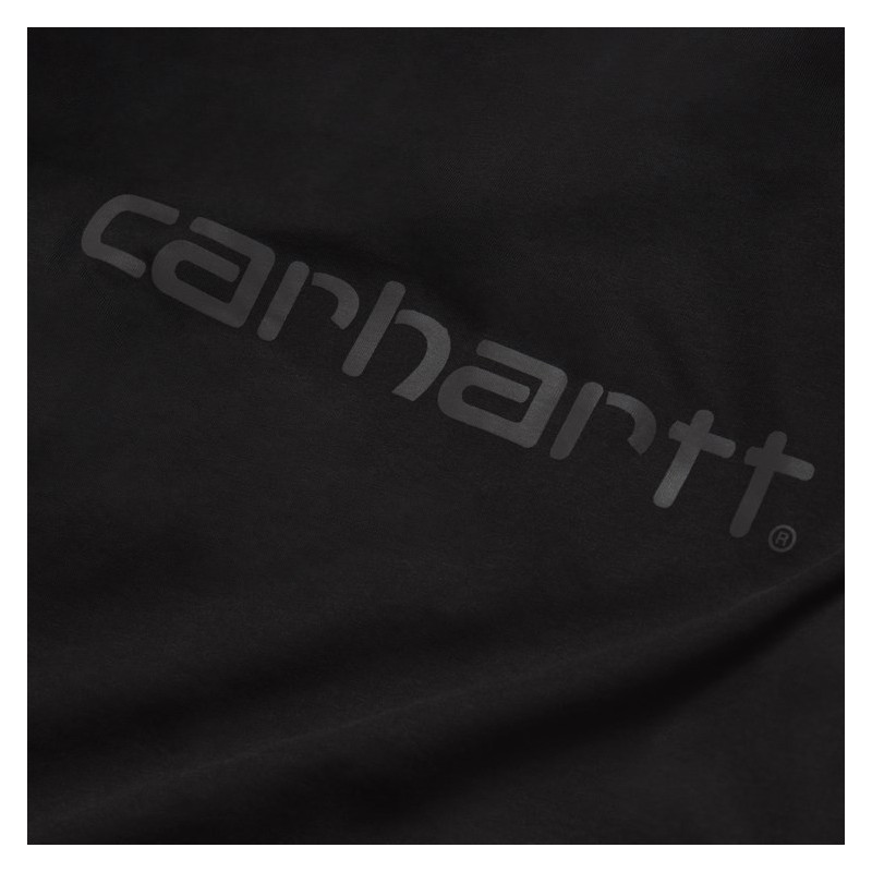 Camiseta Carhartt WIP: SS Script TShirt (Black Reflective Black)