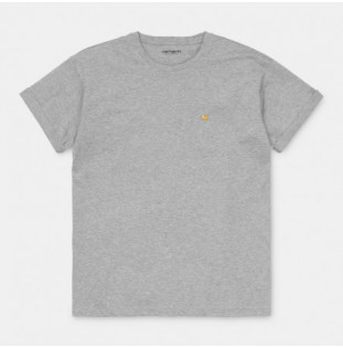 Camiseta Carhartt: W SS Chase TShirt (Grey Heather Gold) Carhartt - 1