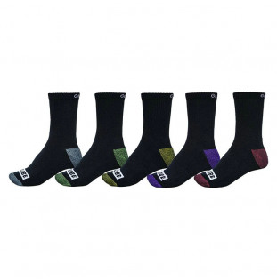Calcetines Globe: Romney Crew Sock 5 Pack 7 A 11 (Assorted)