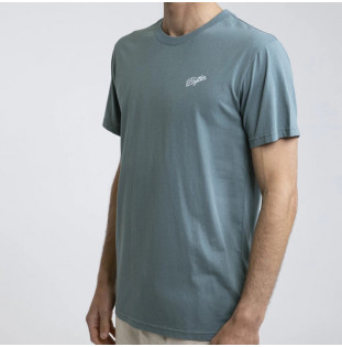 Camiseta Rhythm: ESSENT SCRIPT T-SHIRT (Mineral Blue)