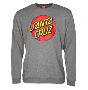 Sudadera Santa Cruz: CREW CLASSIC DOT (DARK HEATHER)