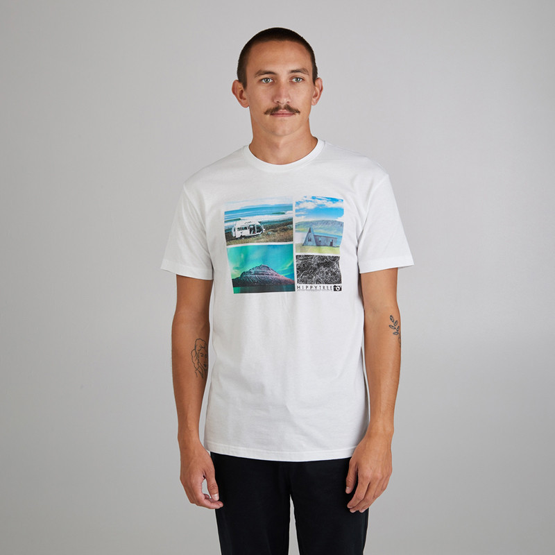 Camiseta Hippytree: Overland Eco Tee (White)