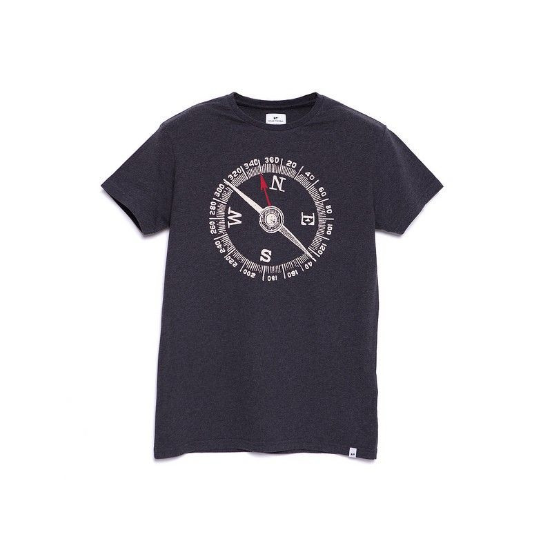 Camiseta Loreak Mendian: ANYWHERE FINE COTTON (HEATHER BLACK)
