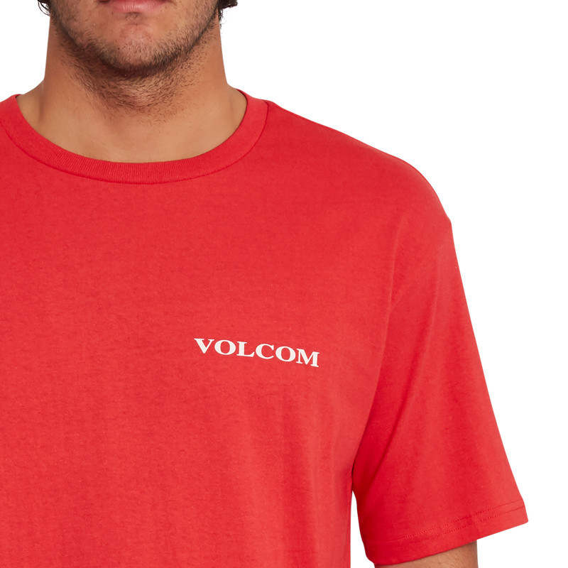 Camiseta Volcom: Volcom Stone LSe SS (Carmine Red)