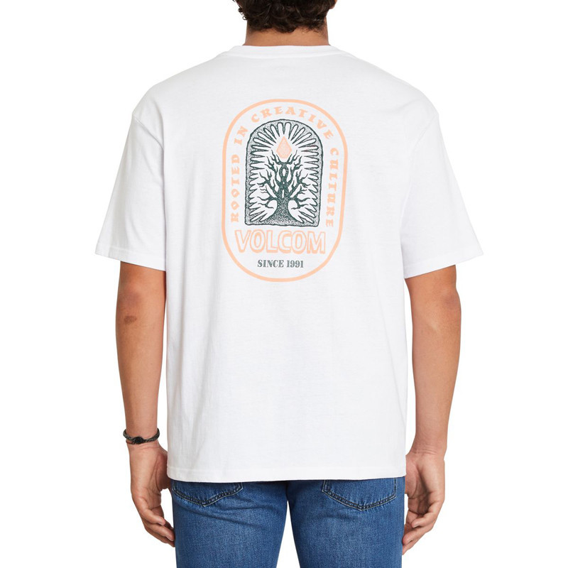 Camiseta Volcom: Rootsy LSe SS (White)
