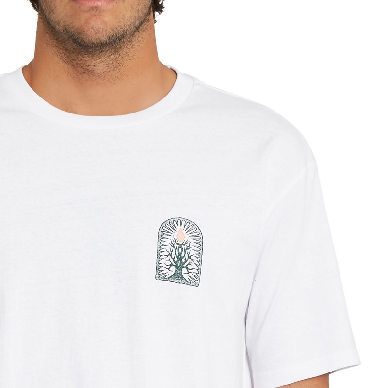 Camiseta Volcom: Rootsy LSe SS (White)