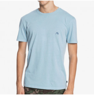 Camiseta Quiksilver: Basic Bubble Embroidery SS (Blue Heaven) Quiksilver - 1
