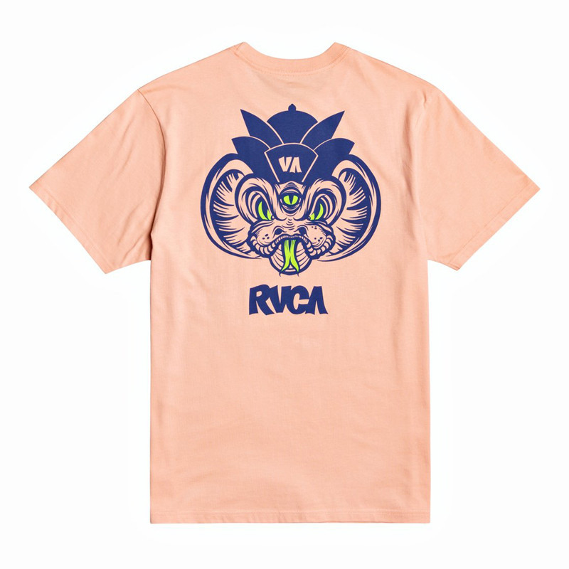 Camiseta RVCA: Snake SS (Sherbet Pink)
