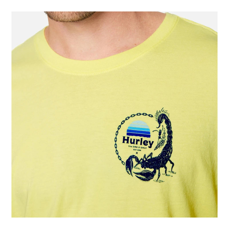 Camiseta Hurley: M Evd Wsh Drop In SS (Lt Zitron)