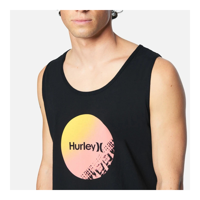 Camiseta Hurley: M Evd Wsh Strands Circle Tank (Black)