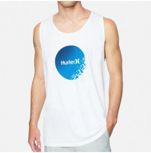 Camiseta Hurley: M Evd Wsh Strands Circle Tank (White) Hurley - 1