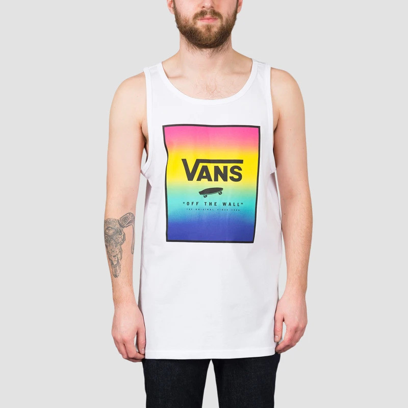 Camiseta Vans: Mn Print Box Tank (White Spectrum Tie Dye)