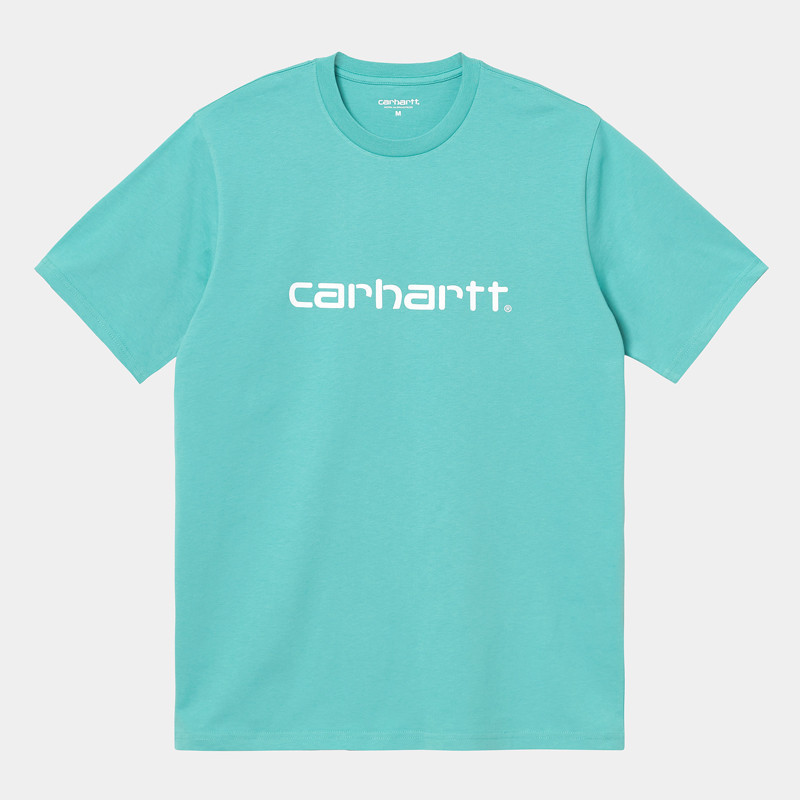 Camiseta Carhartt: SS Script TShirt (Bondi White)