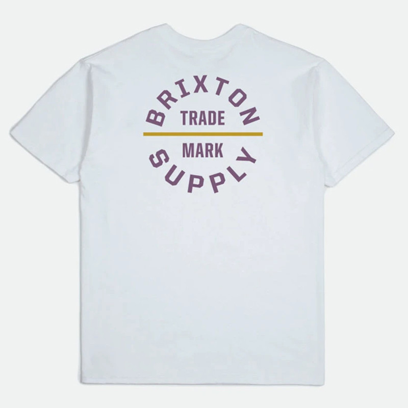 Camiseta Brixton: Oath V SS STT (White Violet)