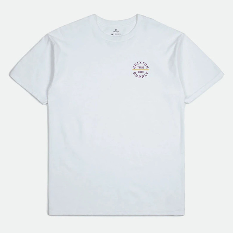 Camiseta Brixton: Oath V SS STT (White Violet)