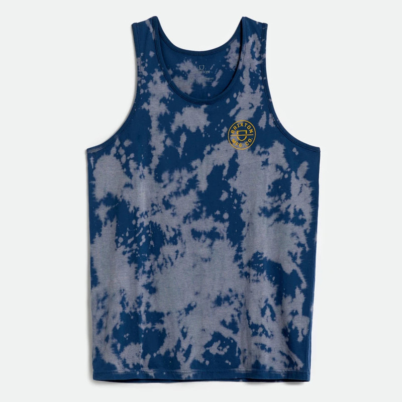 Camiseta Brixton: Crest Tank (Joe Blue Cloud Wash)