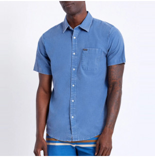 Camisa Brixton: Charter Oxford SS WVN (Joe Blue Sun Wash) Brixton - 1