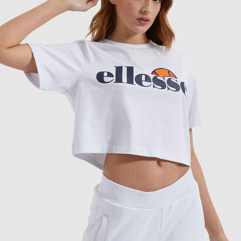 Camiseta Ellesse: Alberta Crop TShirt (White)