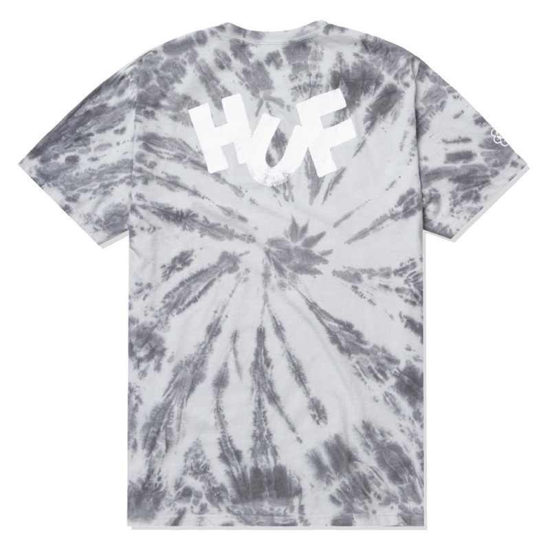 Camiseta HUF: Haze Brush Tie Dye SS Tee (Black)