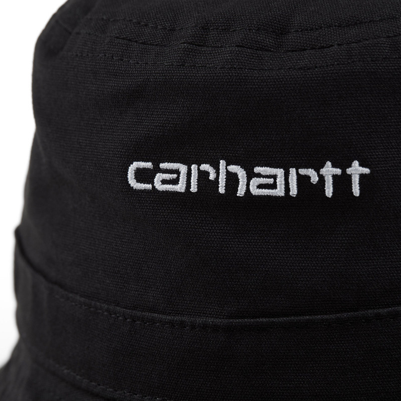 Gorro Carhartt: Script Bucket Hat (Black White)