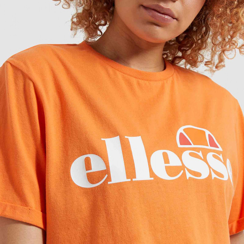 Camiseta Ellesse: Alberta Cropped Tee (Orange)
