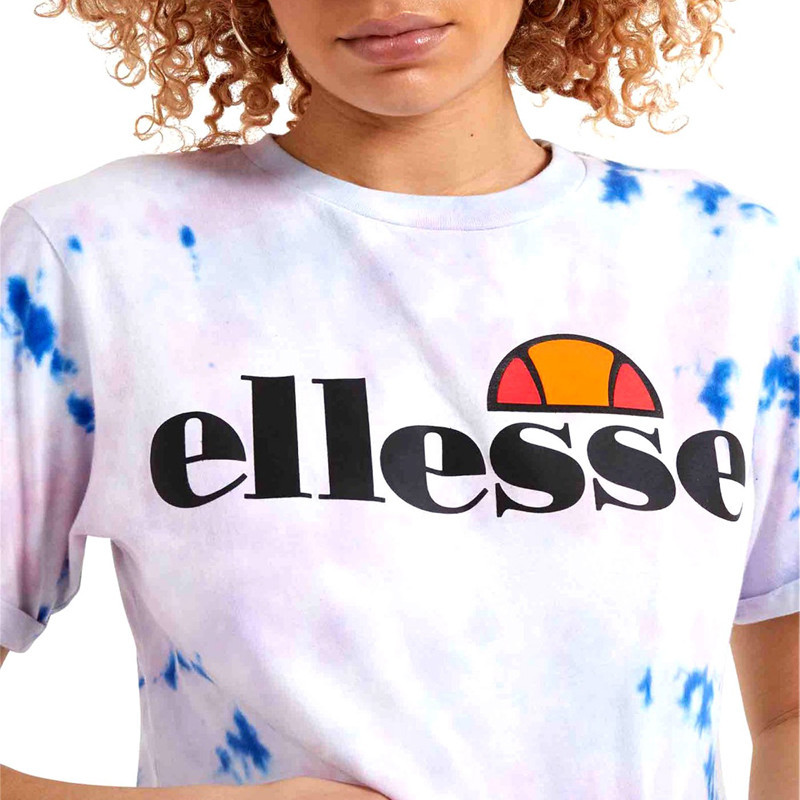 Camiseta Ellesse: Alberta Tie Dye Cropped Tee (Bluetiedye)