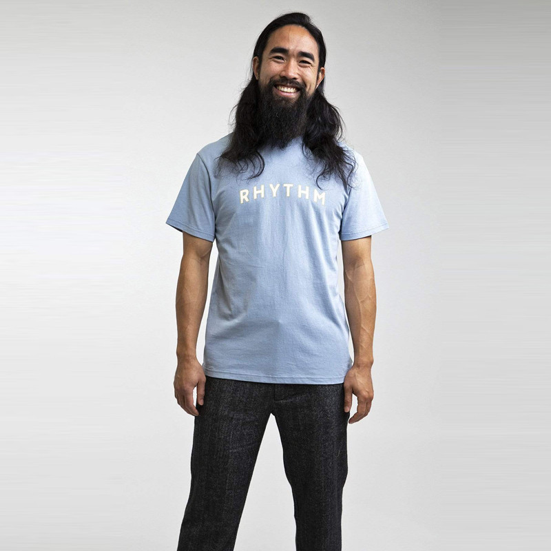 Camiseta Rhythm: Stanton T-Shirt (Mineral blue)