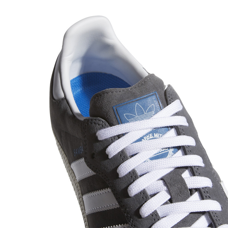 Beca Objetivo Garantizar Zapatillas outlet Adidas Samba ADV Grey Five Ftwr White Bluebird | Atlas  Stoked