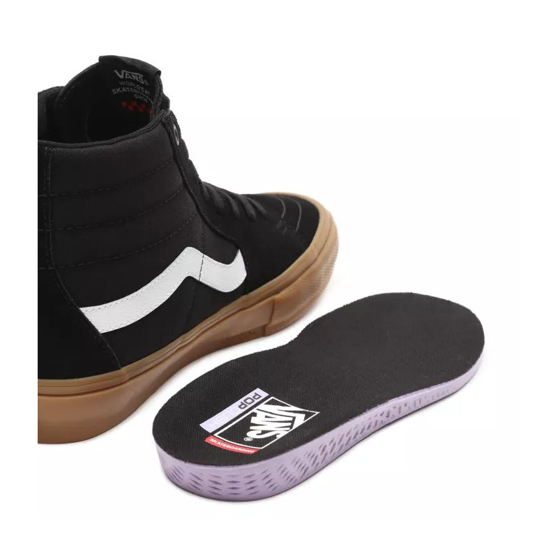 Botas Vans: Skate SK8 Hi (Black Gum)